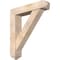 Ekena Millwork Traditional Arts and Crafts Smooth Bracket w/ Offset Brace, Douglas Fir, 7 1/2"W x 36"D x 40"H BKT0806X36X40TRA03SDF - alternate 1